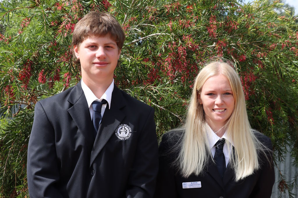 Will Thomson and Katie Griffiths - 2024 School Captains